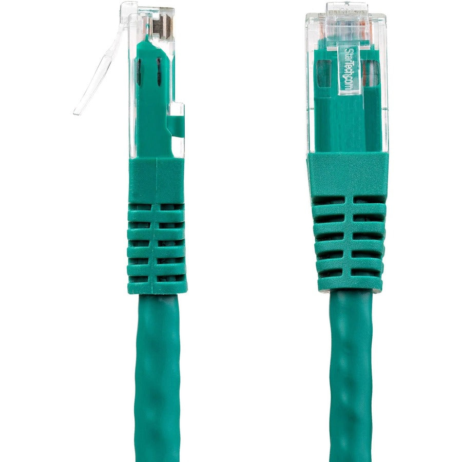 StarTech.com 7ft CAT6 Ethernet Cable - Green Molded Gigabit CAT 6 Wire - 100W PoE RJ45 UTP 650MHz - Category 6 Network Patch Cord UL/TIA