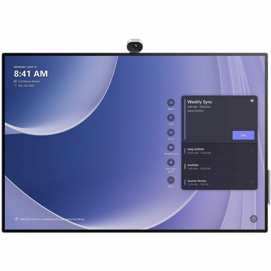 Microsoft Surface Hub 3 for Business - 50" 4K Display, Smart Rotation & Dual-Pen Collaboration