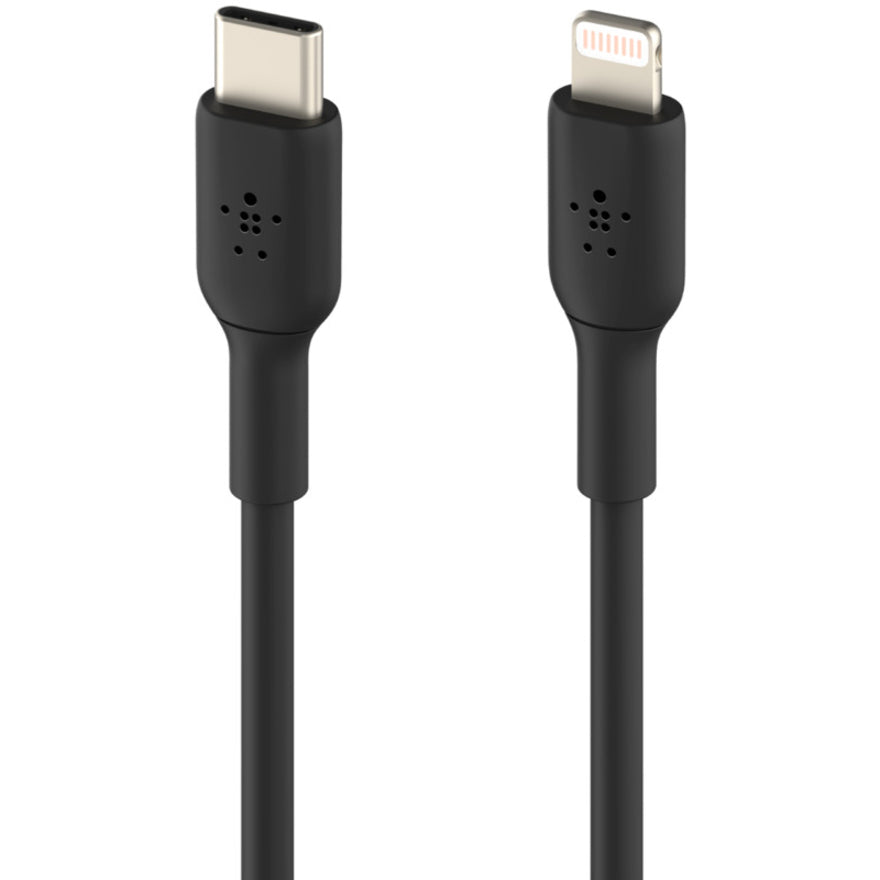 Belkin BoostCharge USB-C to Lightning Cable (1 meter / 3.3 foot, Black)