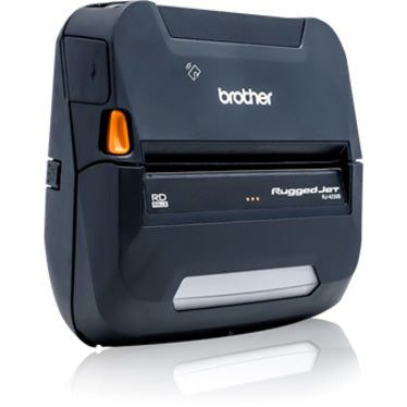 Brother RuggedJet RJ4230BL Portable Monochrome Mobile Thermal Printer - USB, Bluetooth, NFC - 203 DPI