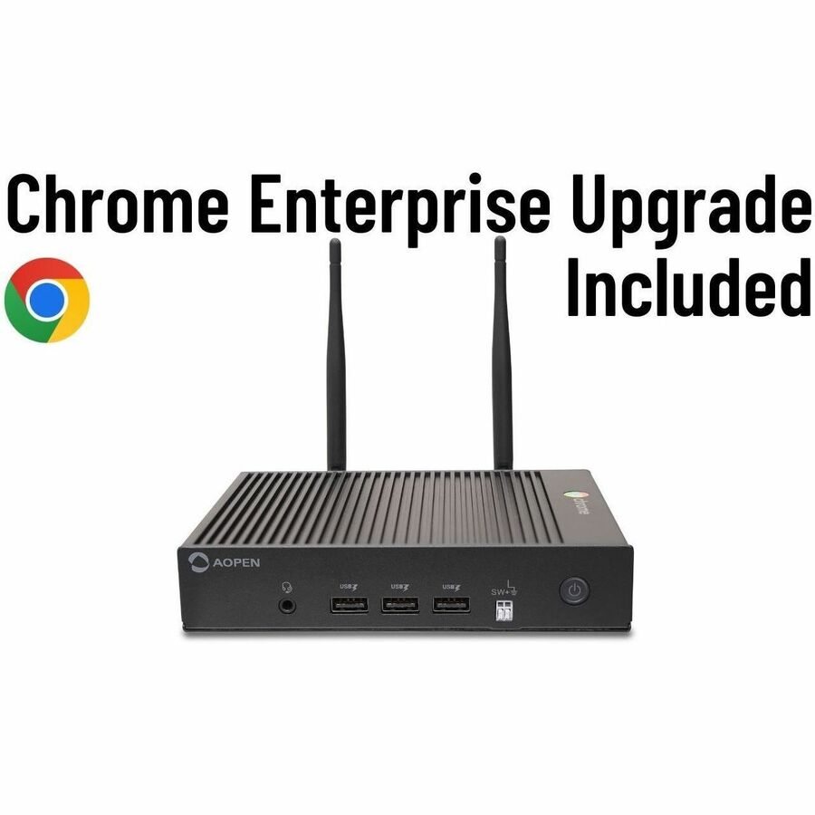 AOPEN Chromebox Mini 2 - Military Grade, Fanless Design, 4K Dual HDMI, Intel Celeron N4500, 8GB RAM