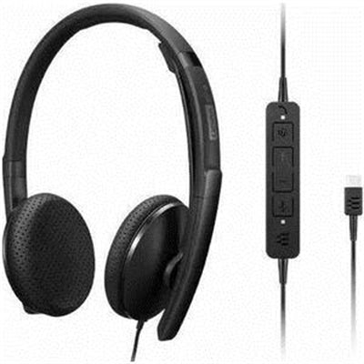Lenovo TS Wired VoIP Headset for Teams - High-Quality Audio, Comfortable Fit, Noise Cancelling
