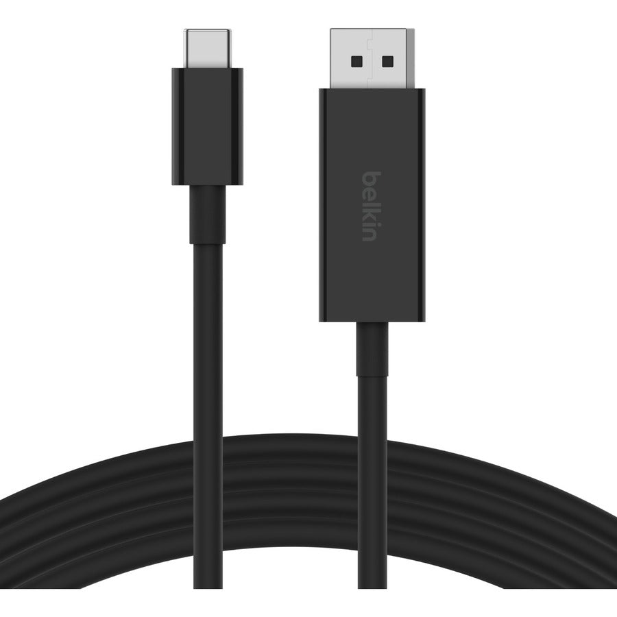Belkin USB-C to DisplayPort 1.4 Cable, 6ft, 8K@60Hz/4K@144Hz, Plug-and-Play, Compatible with Chromebook