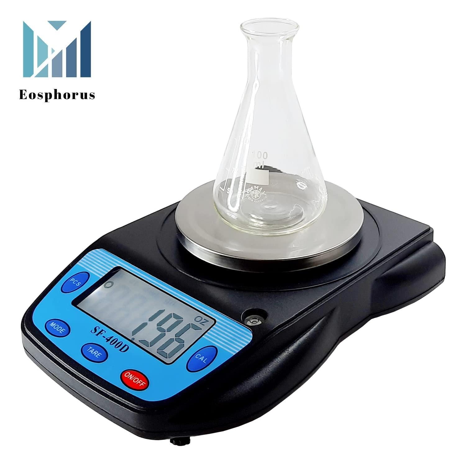 600g Digital Scale for Ounce, Gram, Carat - 0.01g Accuracy Lab Balance with USB Charger