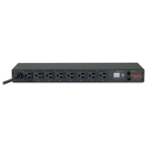 APC Metered 1U Rack PDU, 15A, 100/120V, 8 x NEMA 5-15R Outputs, Real-Time Load Monitoring