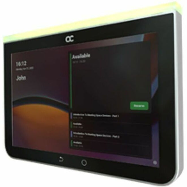 AudioCodes Rx-Panel 10-Inch Touch Screen Room Scheduling Display for Efficient Meeting Management