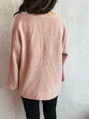 Open Front Long Sleeve Cardigan