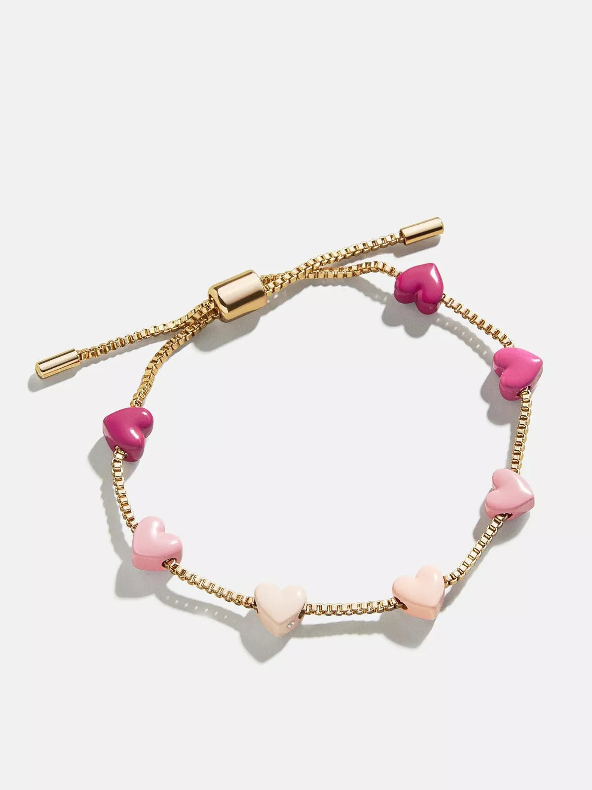 Adjustable Copper Heart Bracelet - 14K Gold-Plated Charm Jewelry for Unique Style