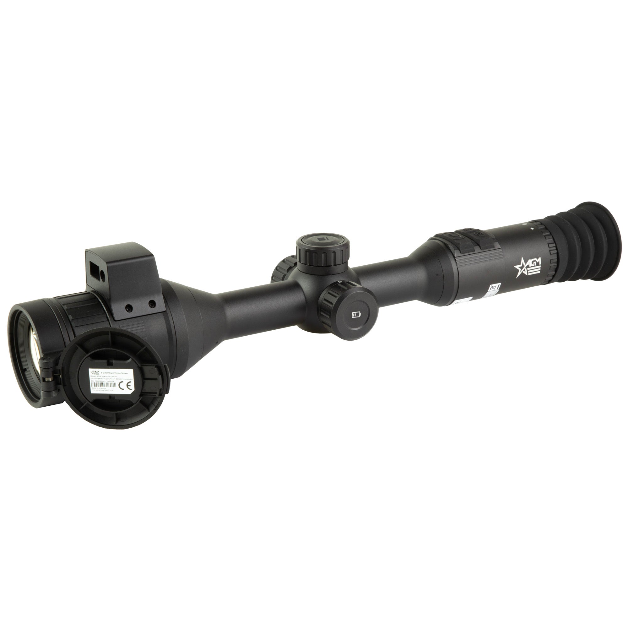 AGM Spectrum LRF 4K Night Vision Scope with Integrated Laser Rangefinder, 3840x2160 Ultra HD