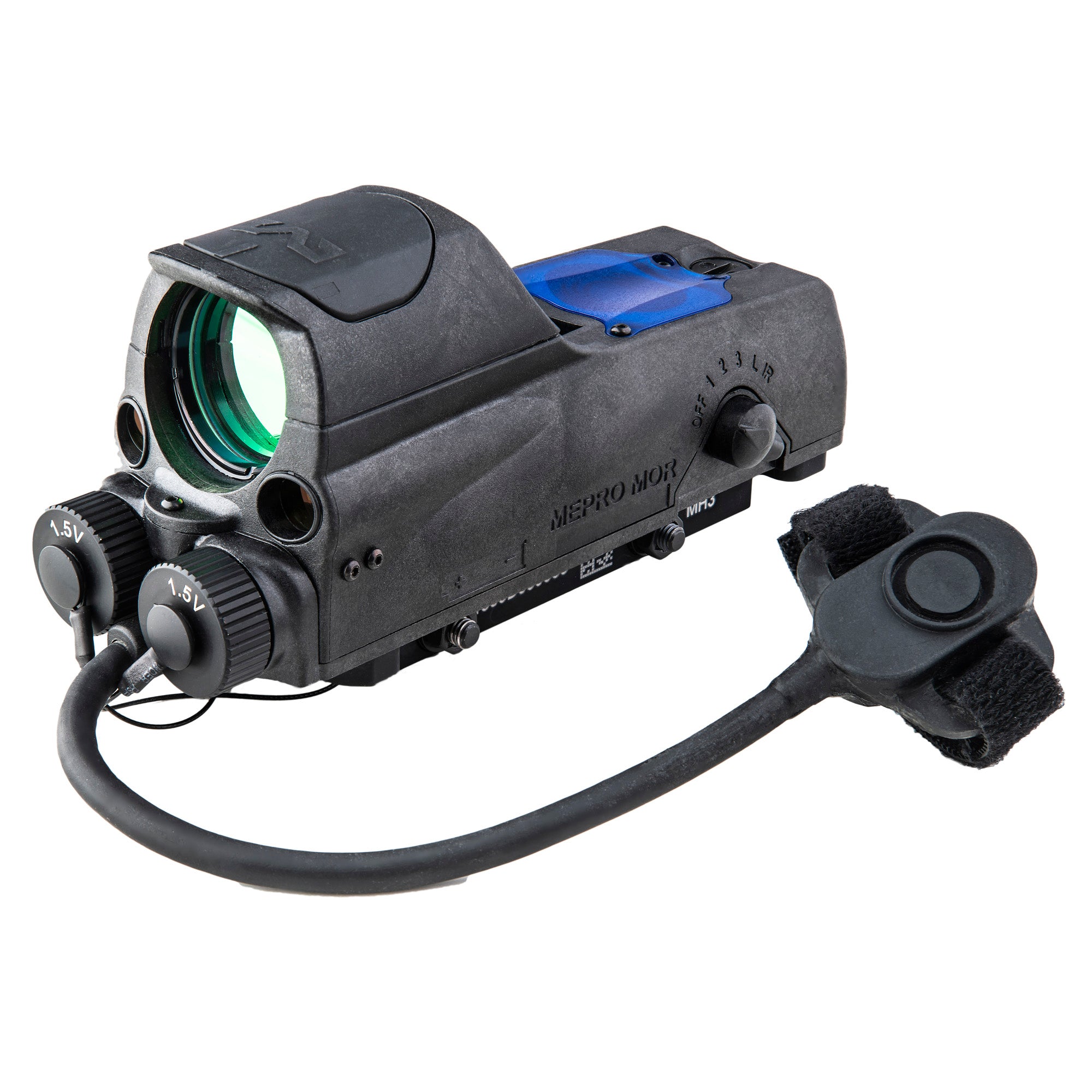 Meprolight MOR Multi-Purpose Reflex Sight with 4.3MOA Green Dot, Visible & IR Laser, Night Vision Compatible