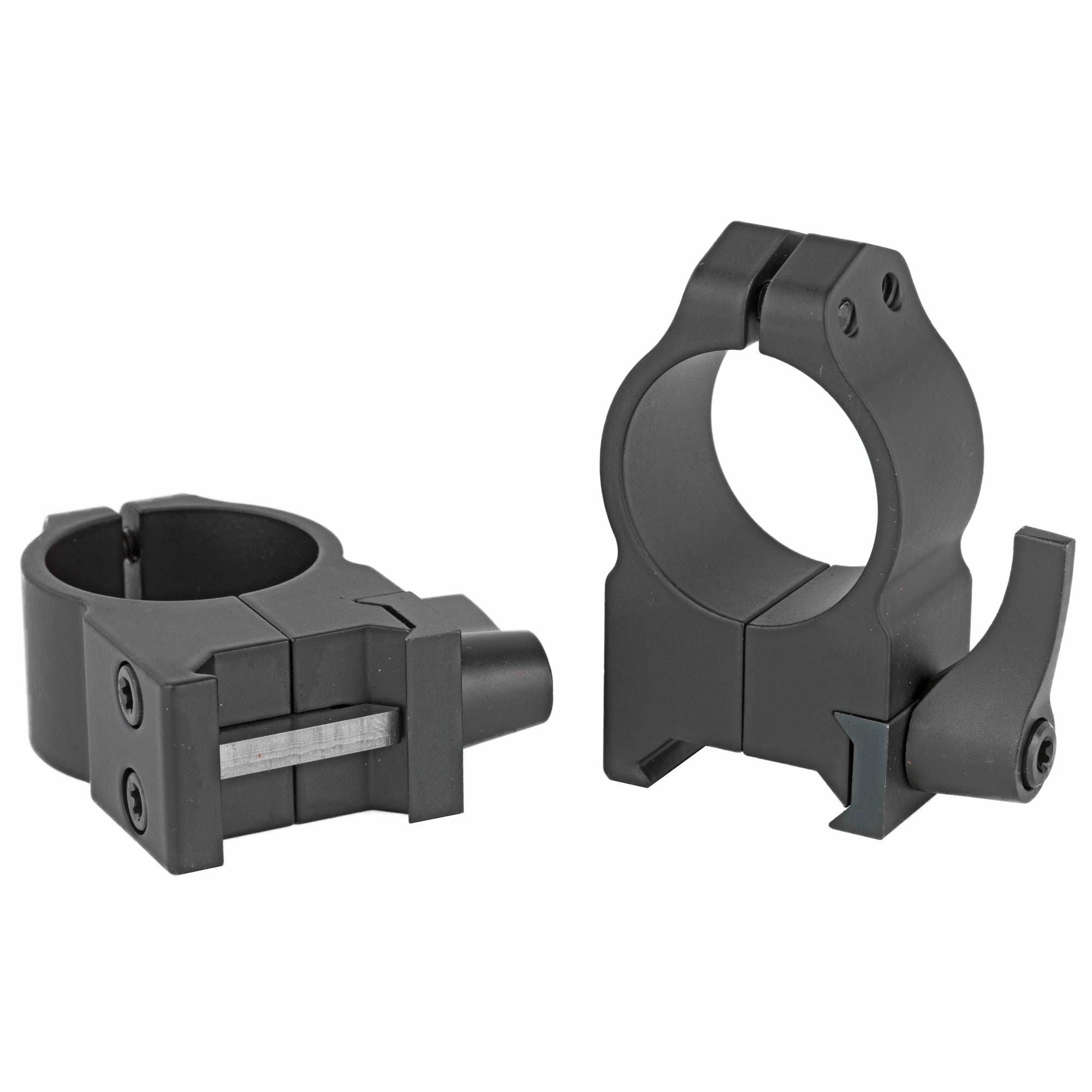 Warne Maxima QD 1" Hi Matte Rings - Return To Zero, Stainless Steel Recoil Control Key