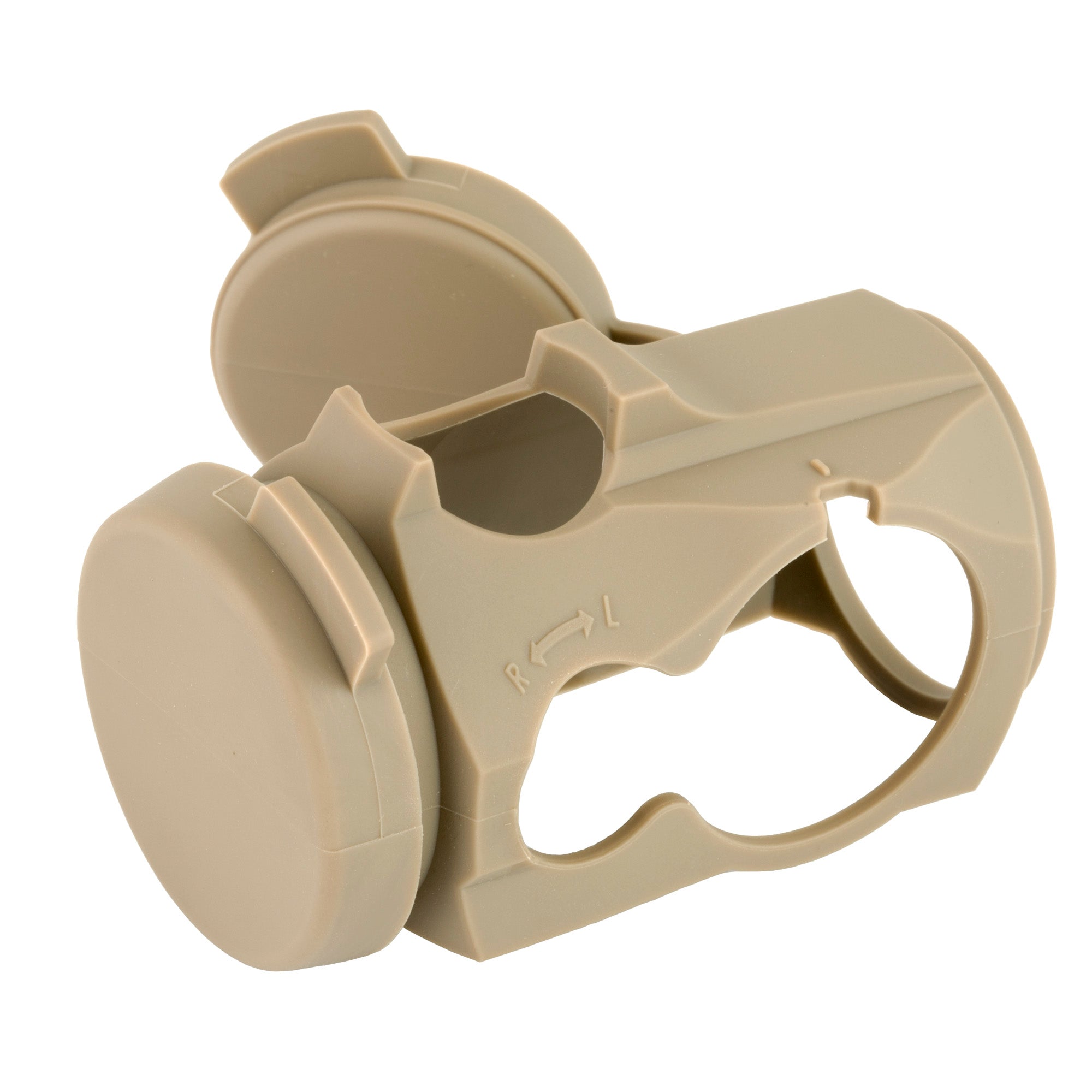 TangoDown T1 iO Lens Cover - FDE, One-Handed Operation, Protects Against Dust & Weather