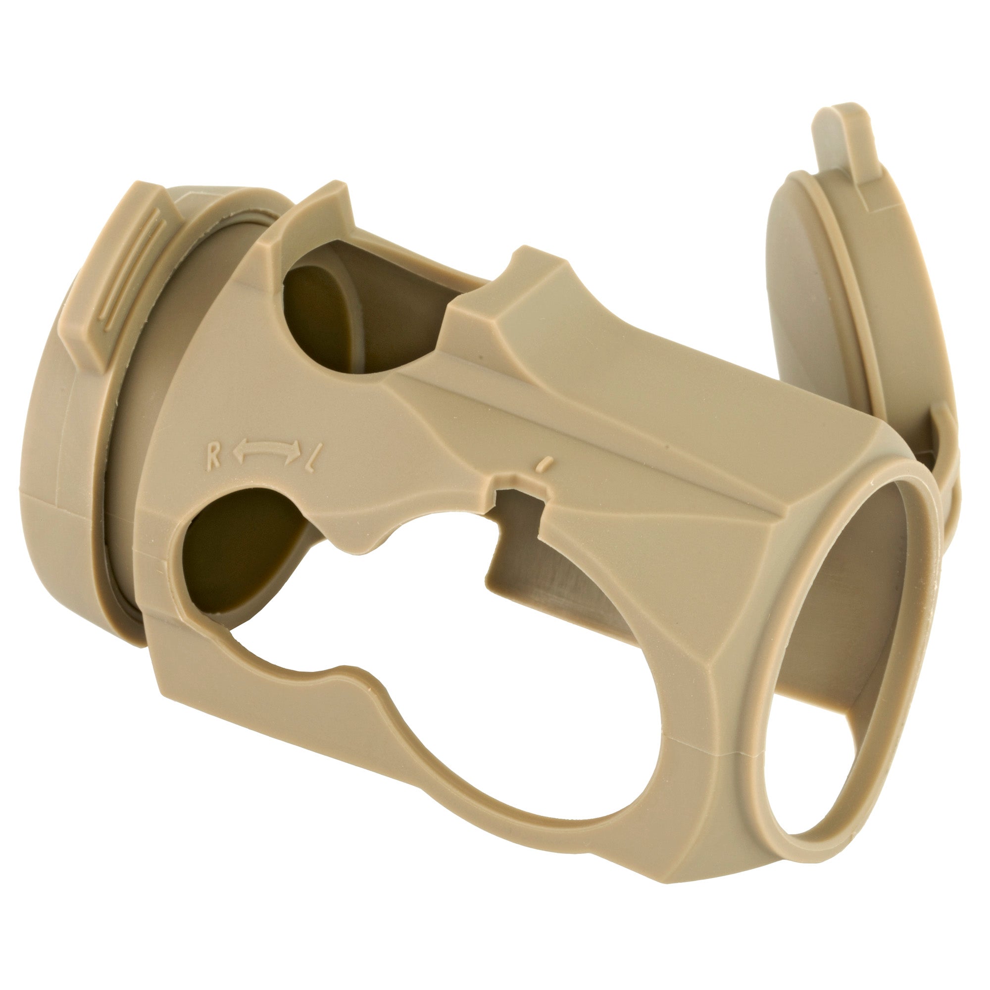 TangoDown T1 iO Lens Cover - FDE, One-Handed Operation, Protects Against Dust & Weather