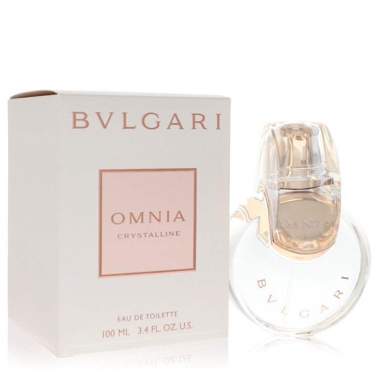 Bvlgari Omnia Crystalline Eau De Toilette Spray 3.4 Oz - Elegant Women's Fragrance with Bamboo and Lotus