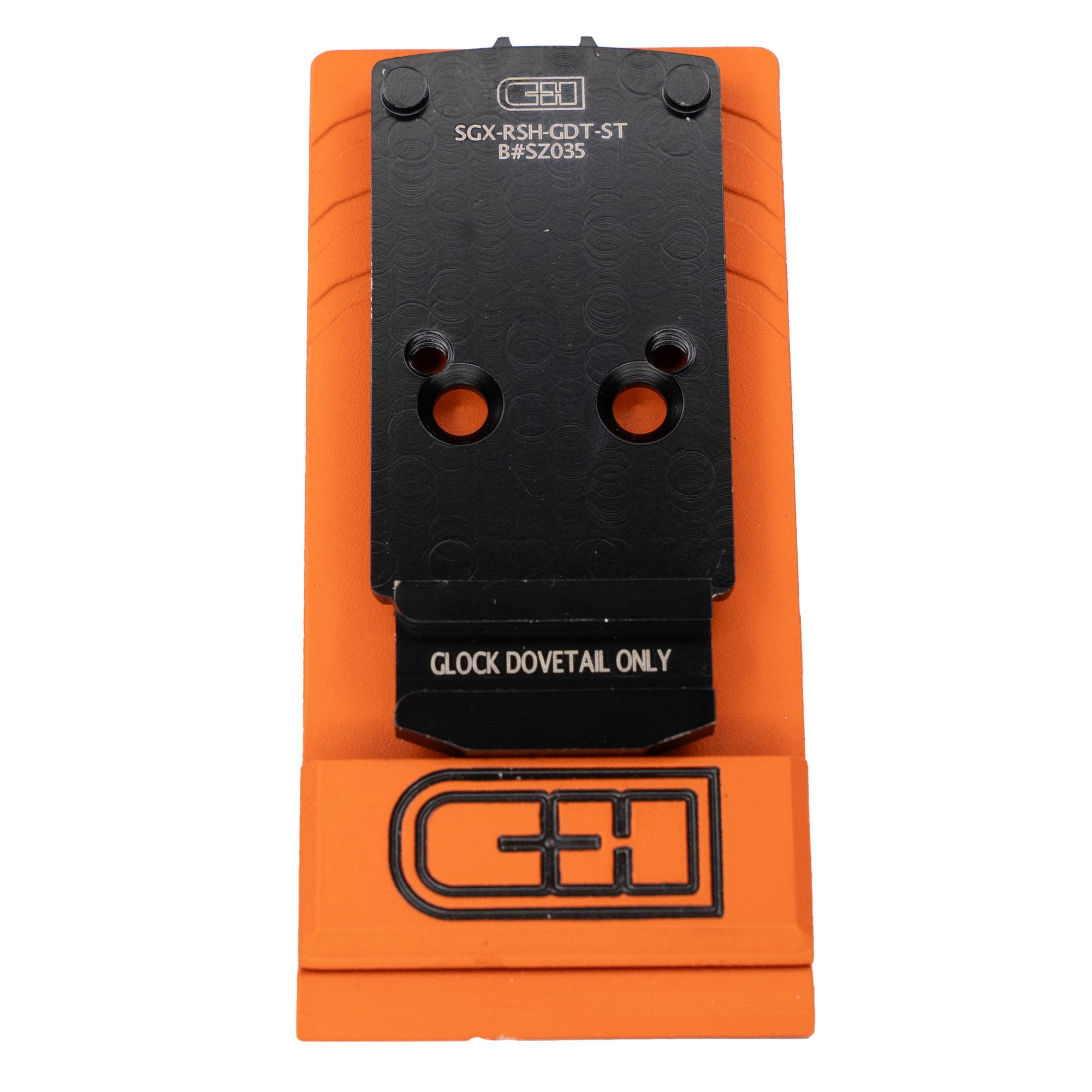 C&H Precision Sig Sauer P320X Conversion Plate to Trijicon RMR/SRO with Glock Rear Sight Dovetail