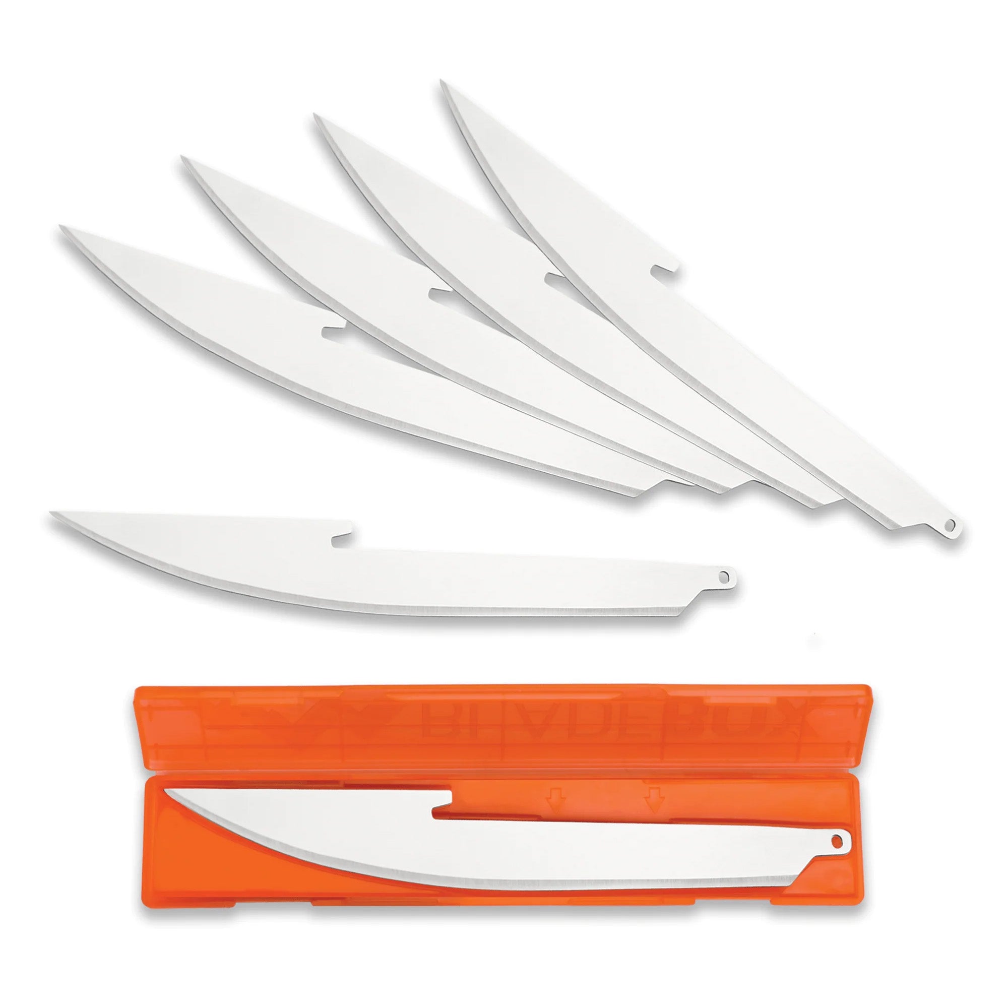 Outdoor Edge 5.0" Boning and Fillet Replacement Blades - 6 Pack of Razor Sharp Japanese Steel