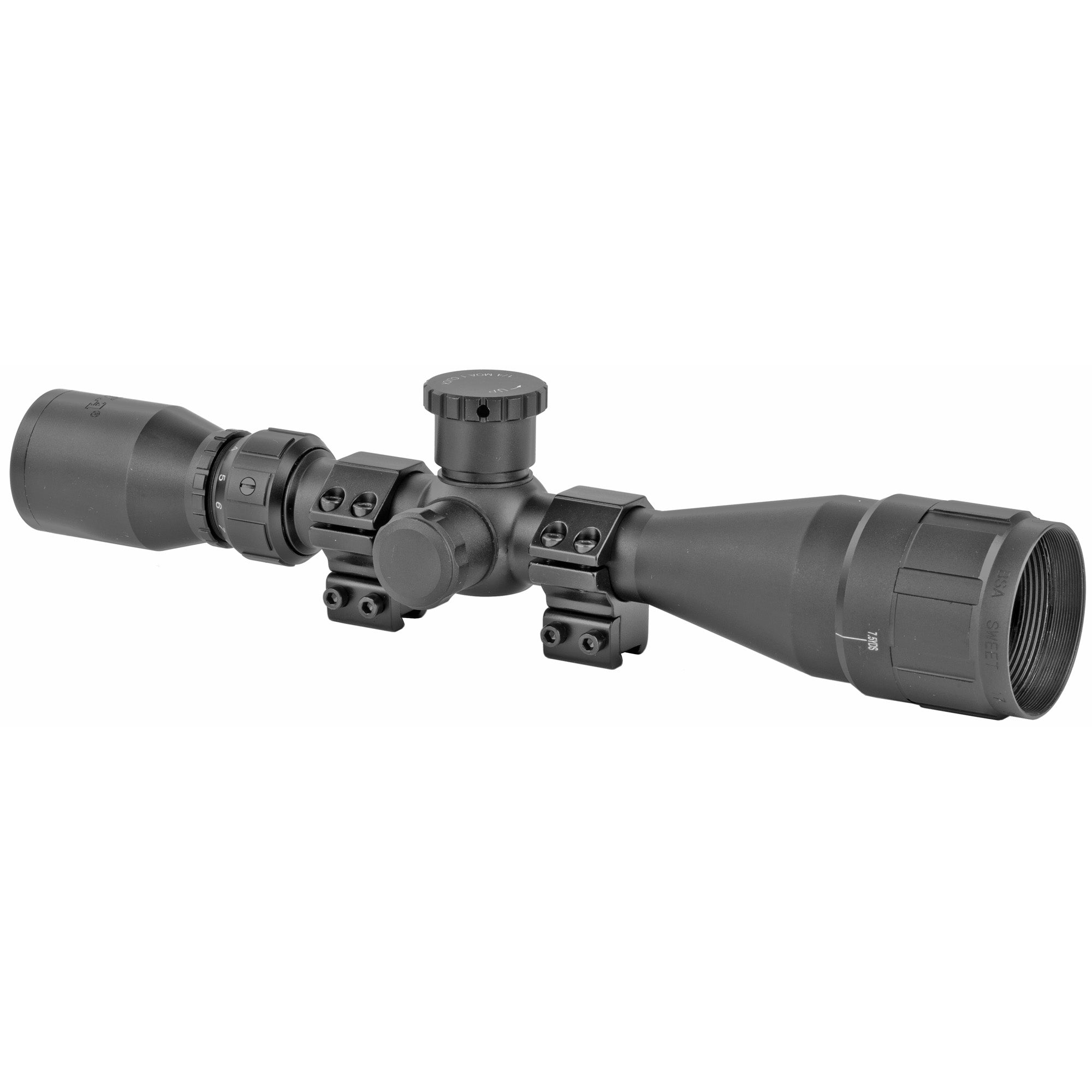 BSA Sweet 17 AO Rifle Scope 3-9X40 - Fully Coated, Adjustable Objective, 30/30 Reticle