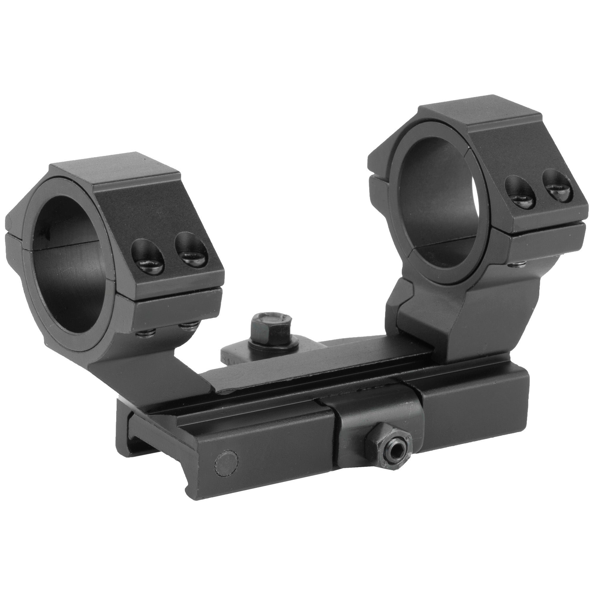 NcSTAR AR-15 Quick Release Scope Mount 30mm with 1" Inserts - Aluminum Construction