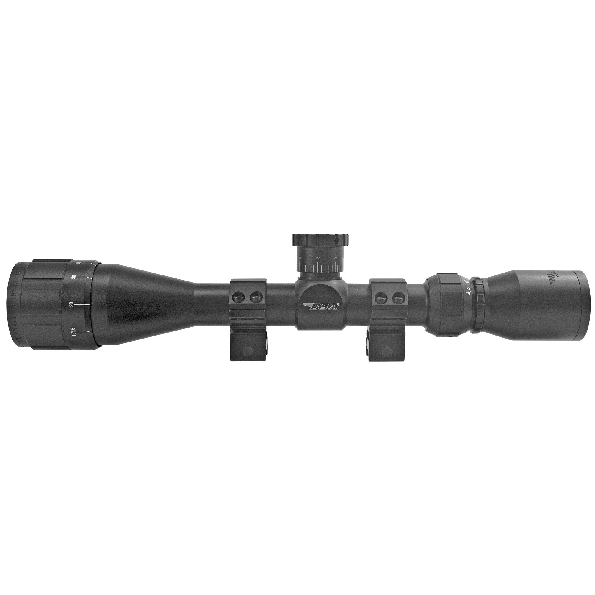 BSA Sweet .22 AO Rifle Scope 3-9X40 with Adjustable Objective & 30/30 Reticle for .22LR