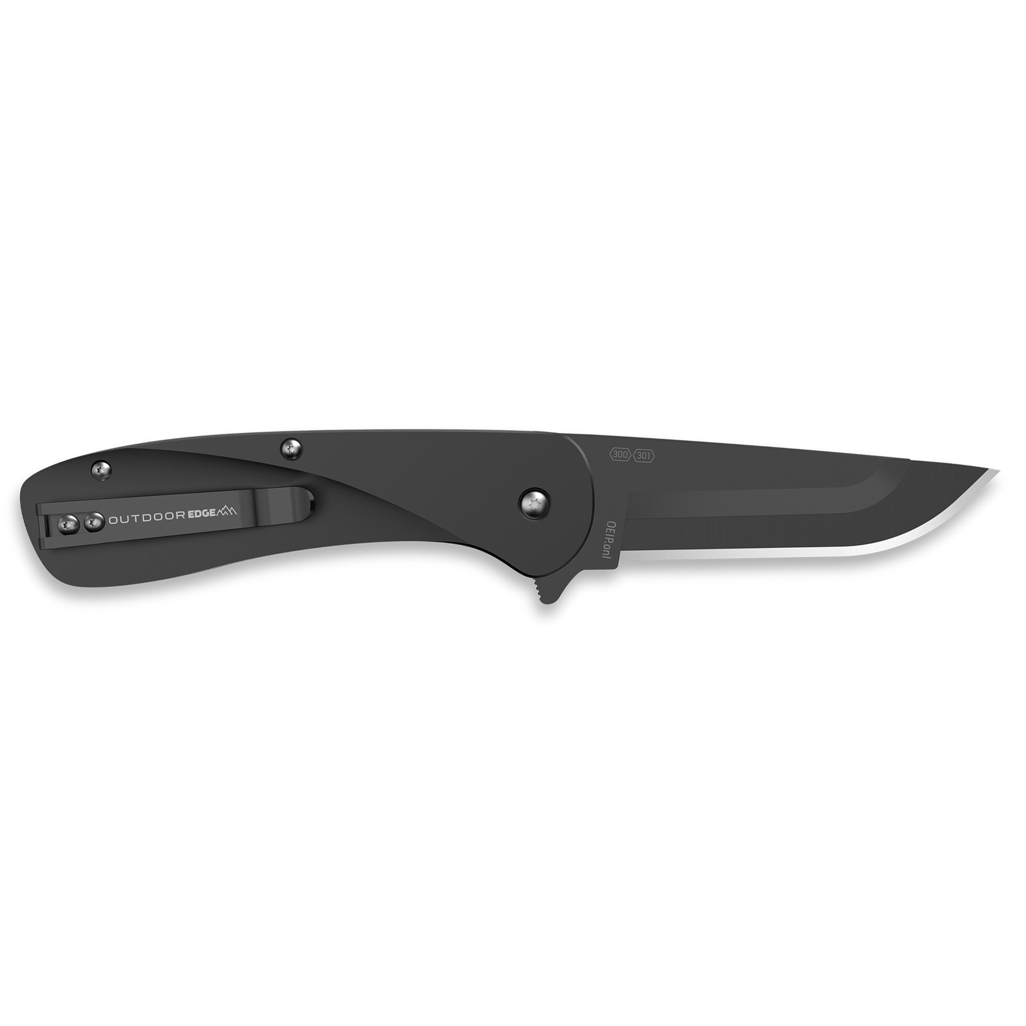 Outdoor Edge VX1 RazorSafe Folding Knife - 3" Blade, Ambidextrous, Durable Aluminum Handle