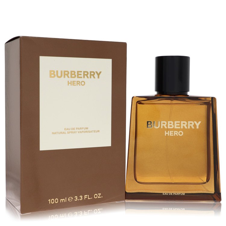 Burberry Hero Eau De Parfum Spray 3.4 Oz for Men - Spicy, Earthy, Citrus, and Woody Fragrance