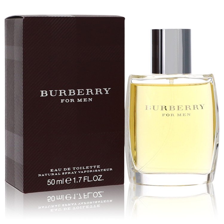 Burberry Eau De Toilette Spray for Men, 1.7 Oz - Sharp, Spicy Lavender & Amber Fragrance
