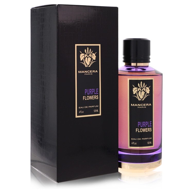 Mancera Purple Flowers Eau De Parfum Spray 4 Oz - Floral, Citrus, and Vanilla Elegance for Women