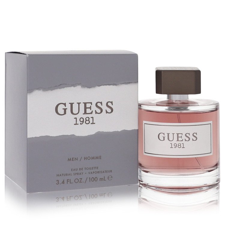 Guess 1981 Eau De Toilette Spray 3.4 Oz For Men - Leather, Oakmoss & Cedar Fragrance