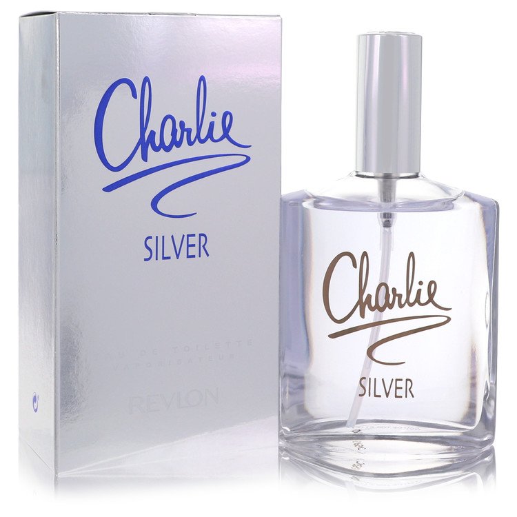 Revlon Charlie Silver Eau De Toilette Spray 3.4 Oz - Floral Amber Scent for Women