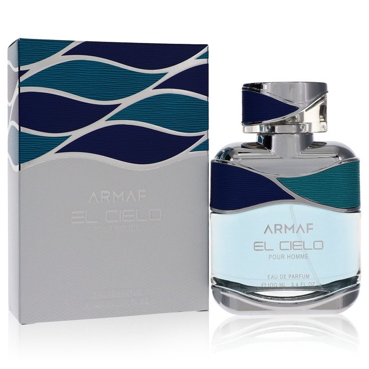 Armaf El Cielo Eau De Parfum Spray 3.4 Oz For Men - Energizing Citrus & Herbal Aromas