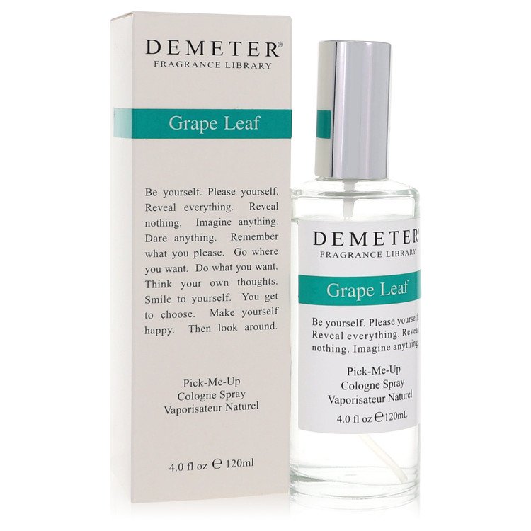 Demeter Grape Leaf Cologne Spray 4 Oz for Women - Fresh Fruity Fragrance Inspired by Vineyards