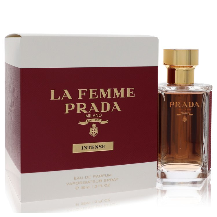 Prada La Femme Intense Eau De Parfum Spray 1.2 Oz - Floral Feminine Fragrance for Women