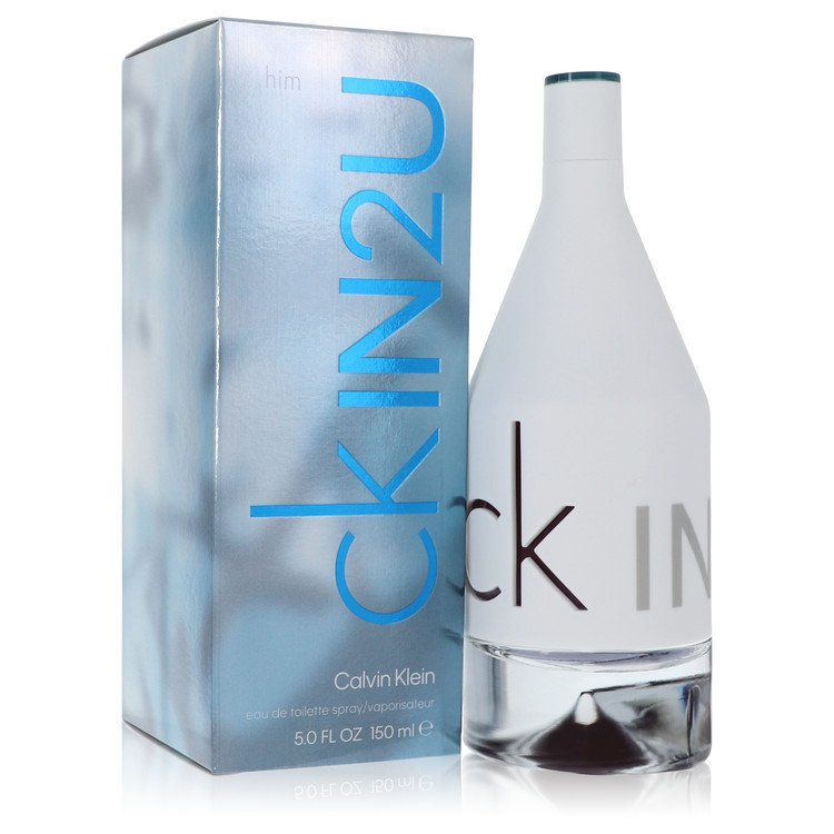 Calvin Klein Ck In 2U Eau De Toilette Spray 5 Oz for Men - Fresh Cedar & Cacao Blend