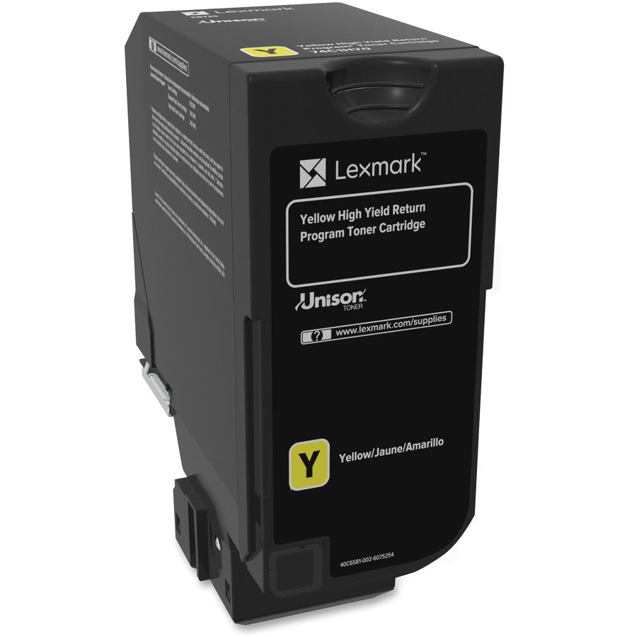 Lexmark Unison Original Return Program High Yield Toner Cartridge for CS725de/CS725dte - 12,000 Pages