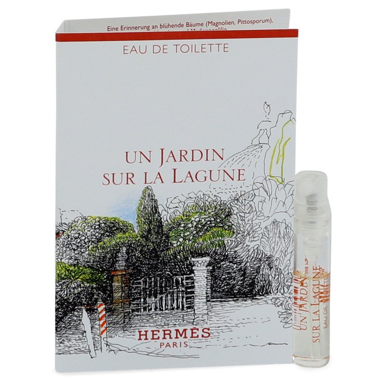 Hermes Un Jardin Sur La Lagune Eau de Parfum Sample, 0.06 Oz - Elegant Floral & Marine Notes