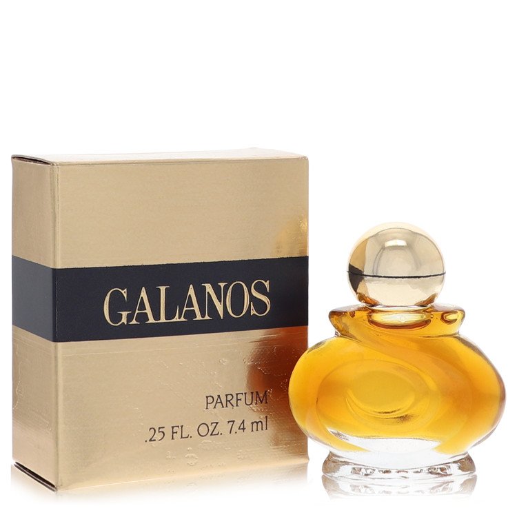 Galanos Mini Pure Parfum 0.25 Oz - Floral Fragrance for Women with Geranium, Jasmine & Cedarwood