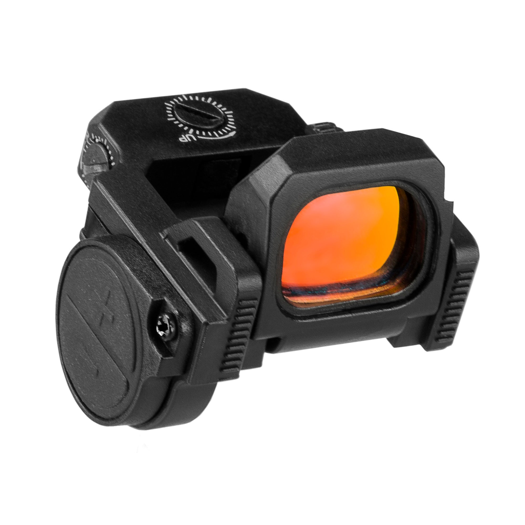 NcSTAR Flipdot Pro Red Dot Sight - Folding Lens System, 5 Brightness Settings, Glock Compatible