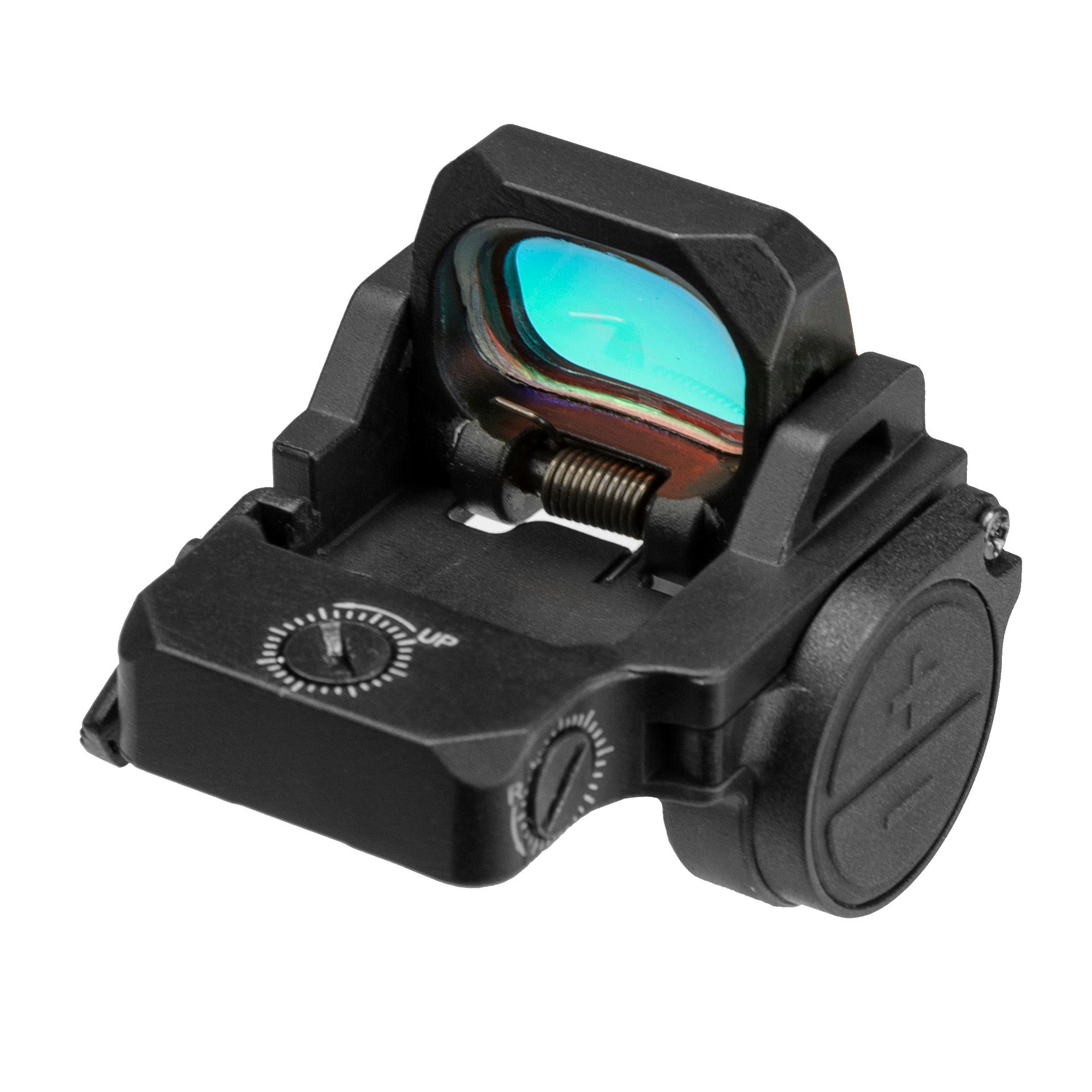 NcSTAR Flipdot Pro Red Dot Sight - Folding Lens System, 5 Brightness Settings, Glock Compatible
