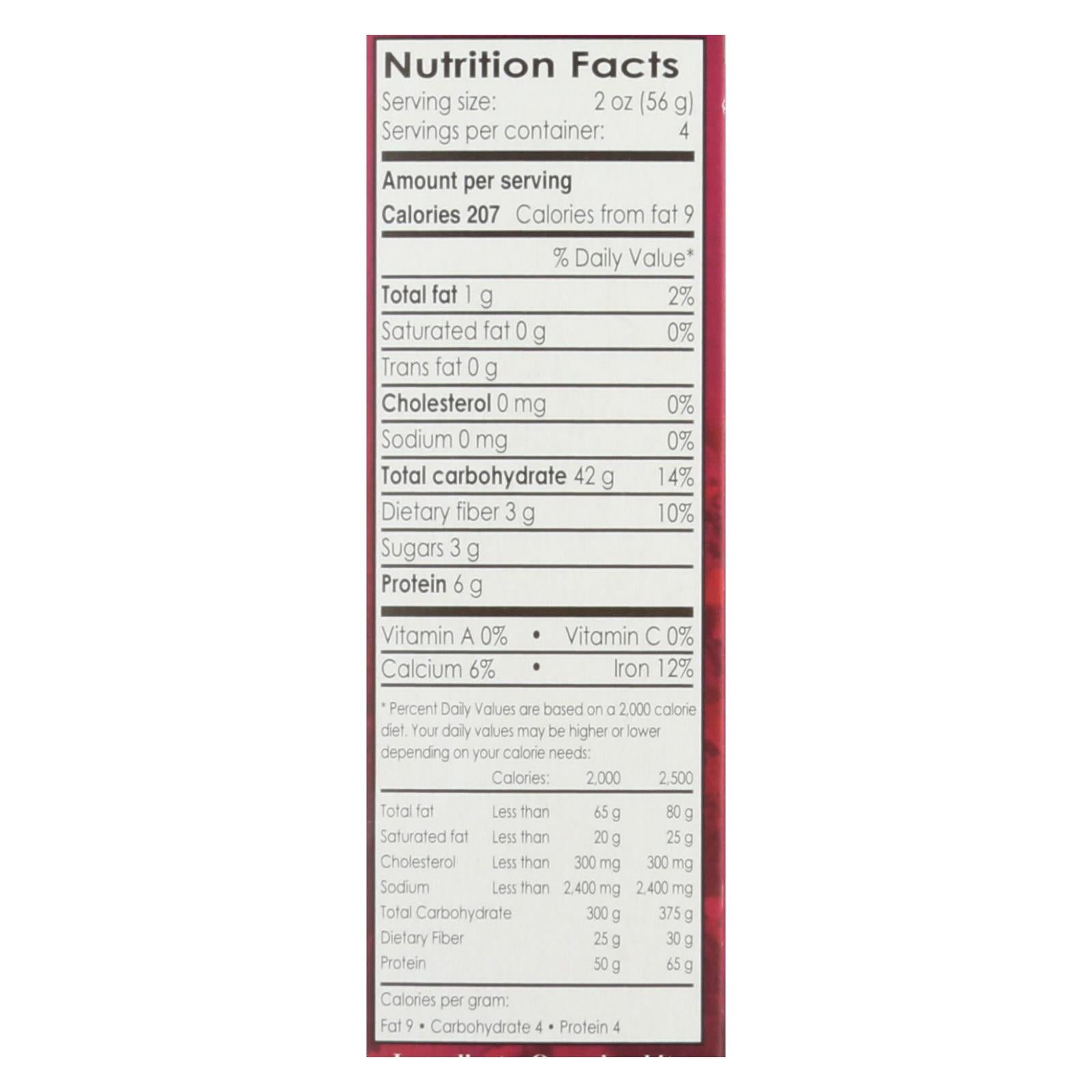 Andean Dream Gluten Free Organic Fusilli Quinoa Pasta - Case of 12 - 8 oz.