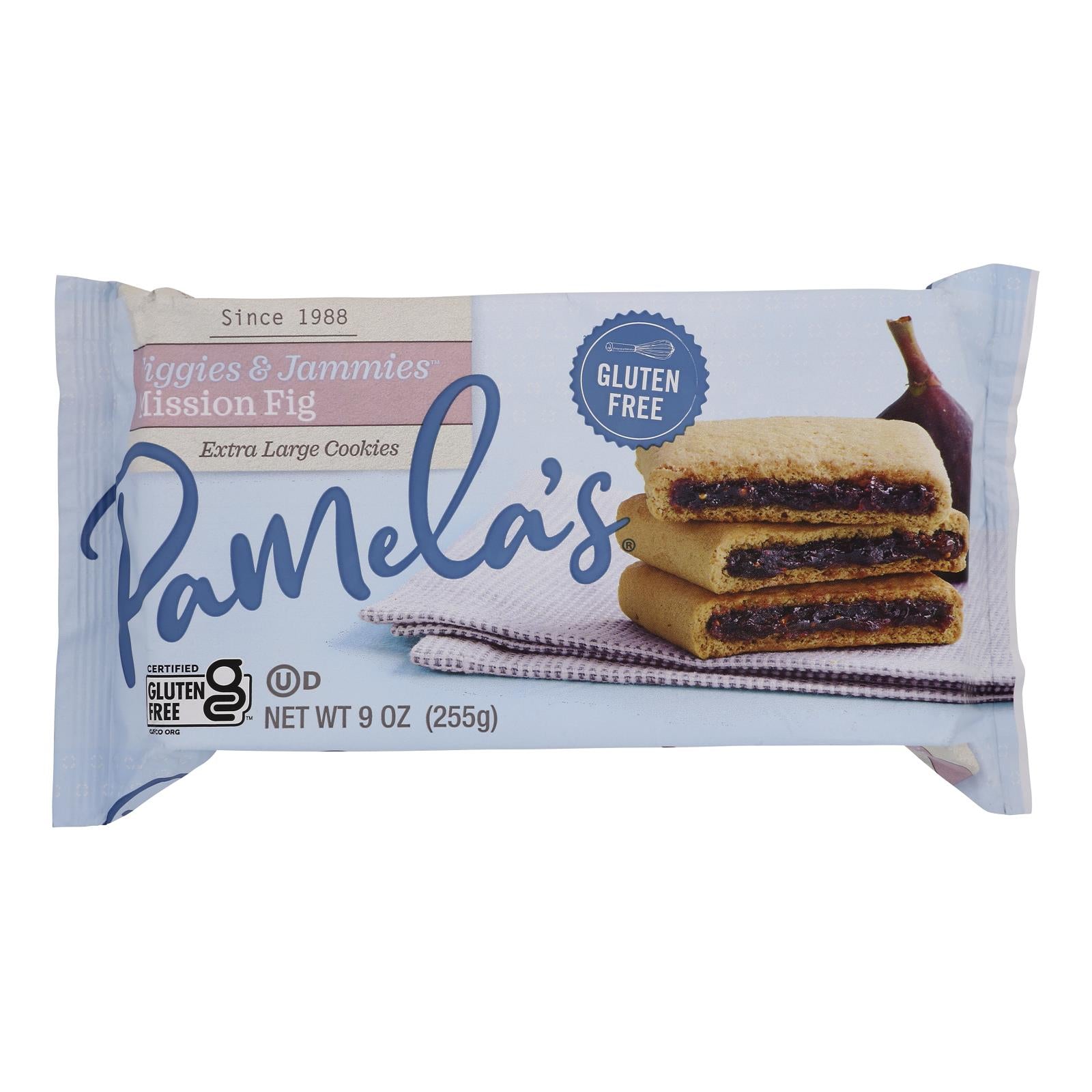 Pamela's Products - Gluten Free Cookies Mission Fig - Figgies and Jammies - Case of 6 - 9 oz.
