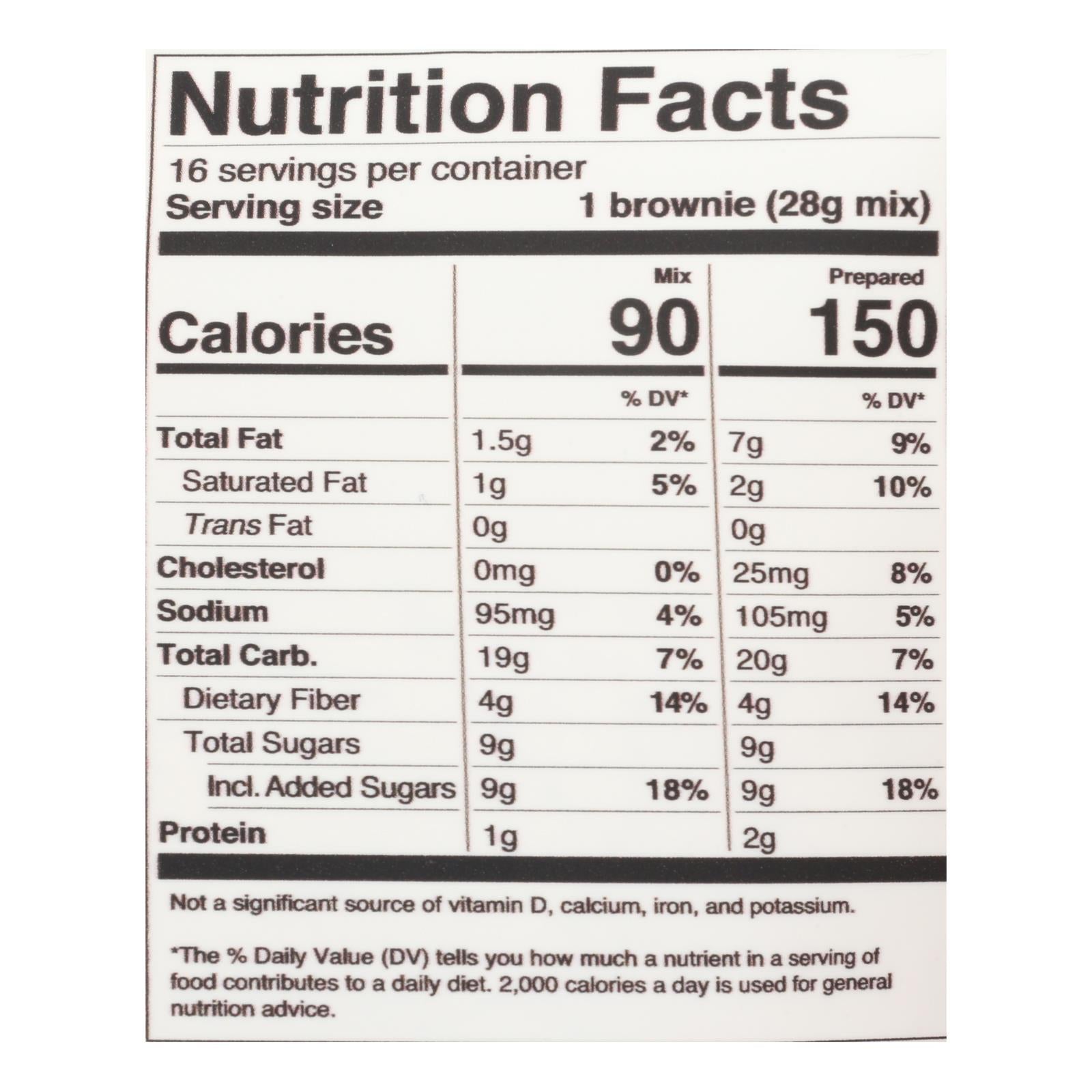 Miss Jones Baking Co - Evrydy Dlcs Chocolate Brwne - Case of 6-14.67 OZ