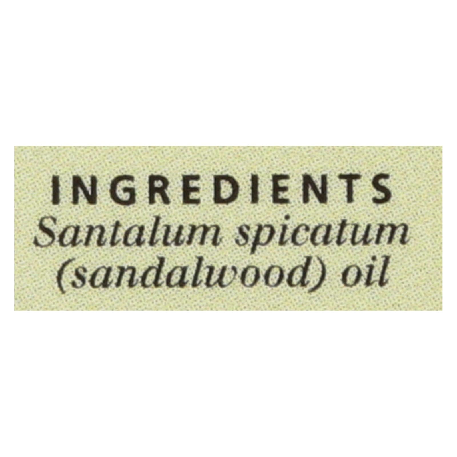 Aura Cacia 100% Pure Sandalwood Essential Oil - Woody, Balsamic Aroma - 0.5 Fl Oz