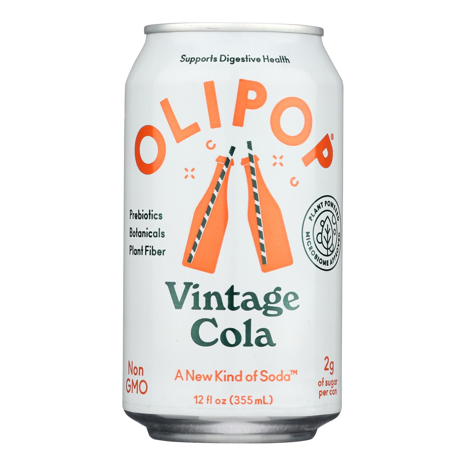 Olipop - Sprking Tonic Vintag Cola - Case of 12-12 FZ