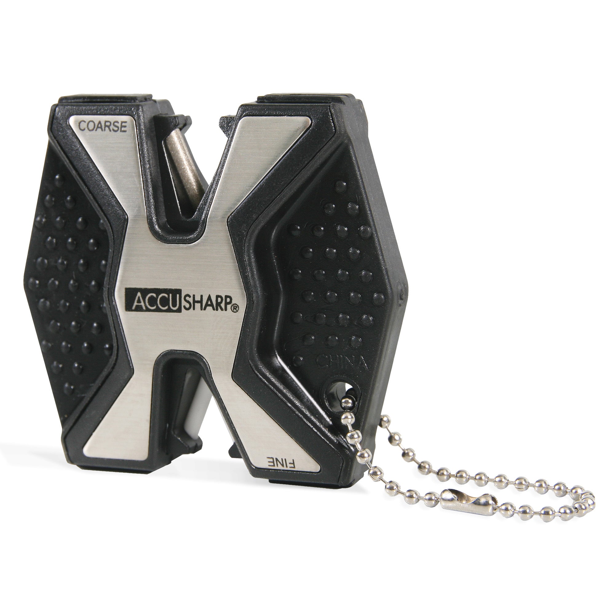 AccuSharp Diamond Pro 2-Step Knife Sharpener with Coarse Diamond and Fine Ceramic Rods