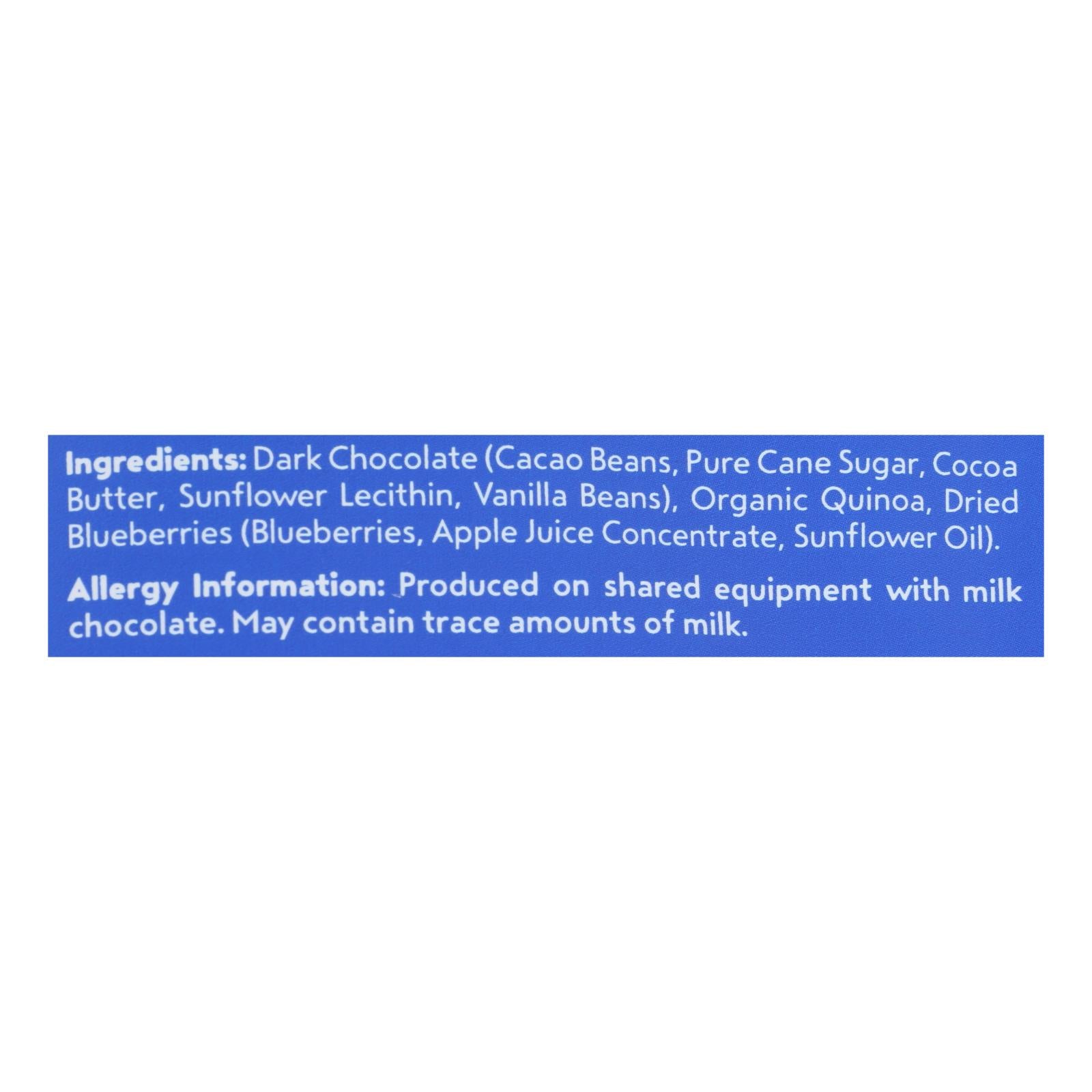 Undercover Quinoa - Crispy Quinoa Dk Ch Blbry - Case of 12 - 2 OZ