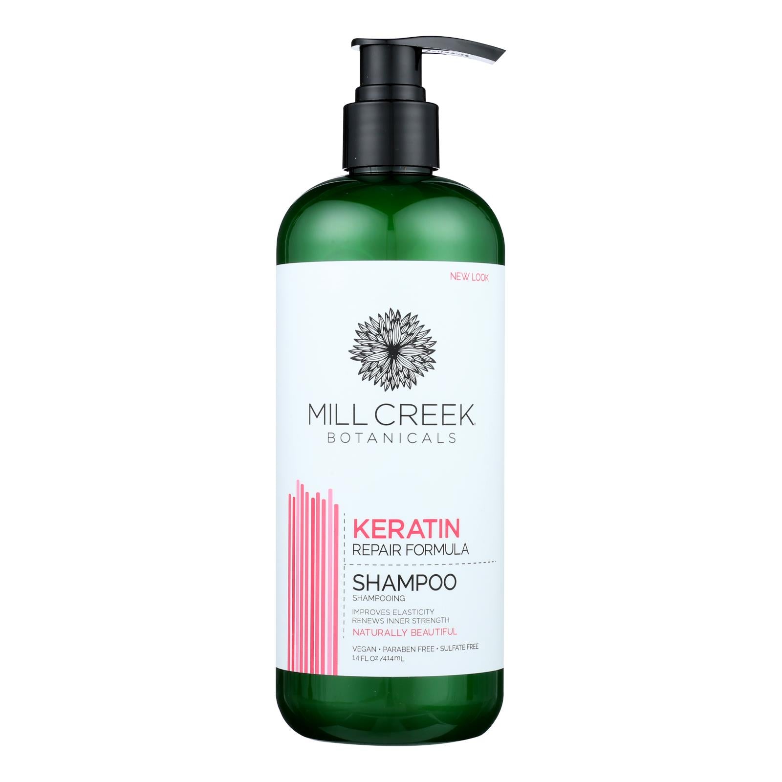 Mill Creek Botanicals Keratin Shampoo Repair Formula  - 1 Each - 14 FZ