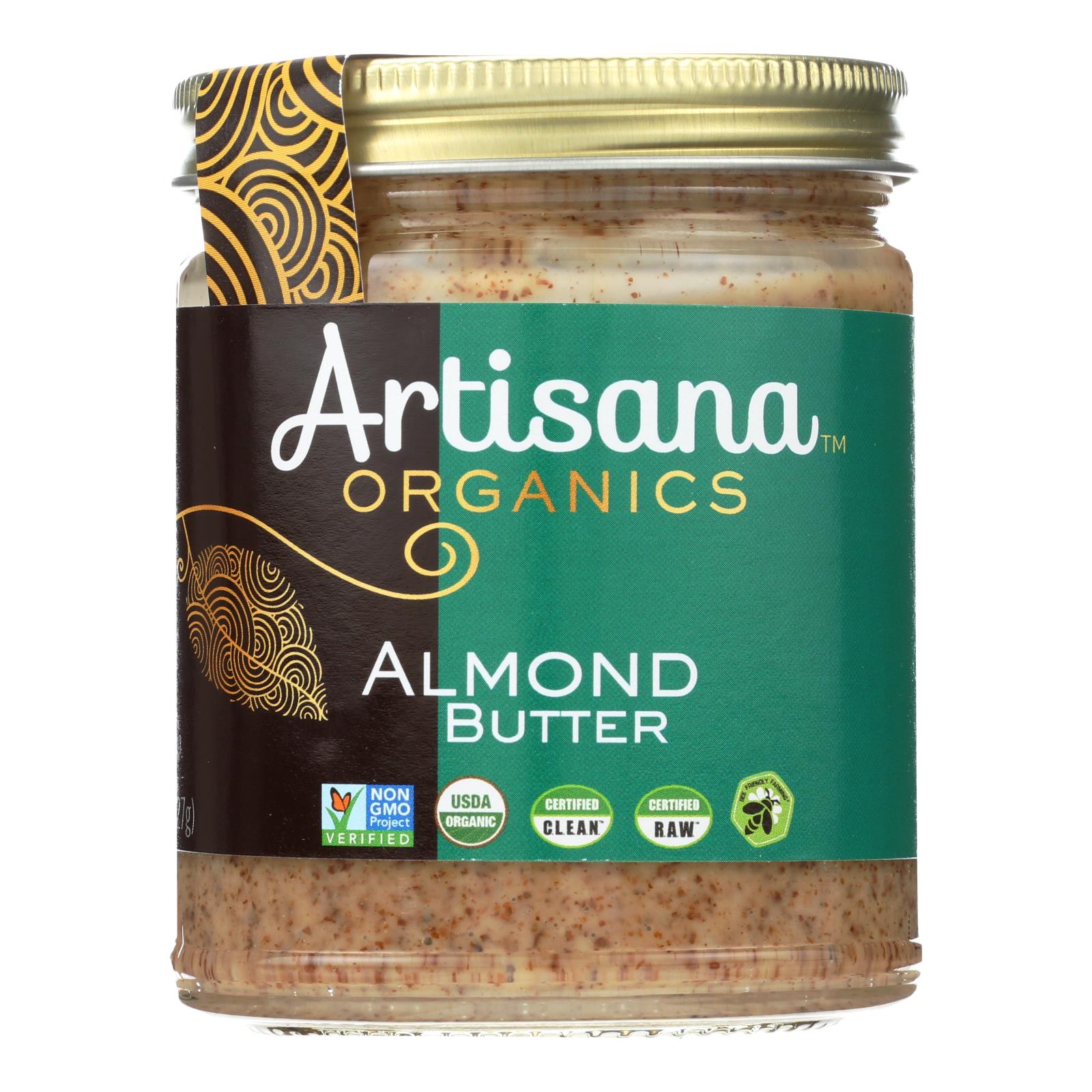 Artisana Organics Almond Butter  - Case of 6 - 8 OZ