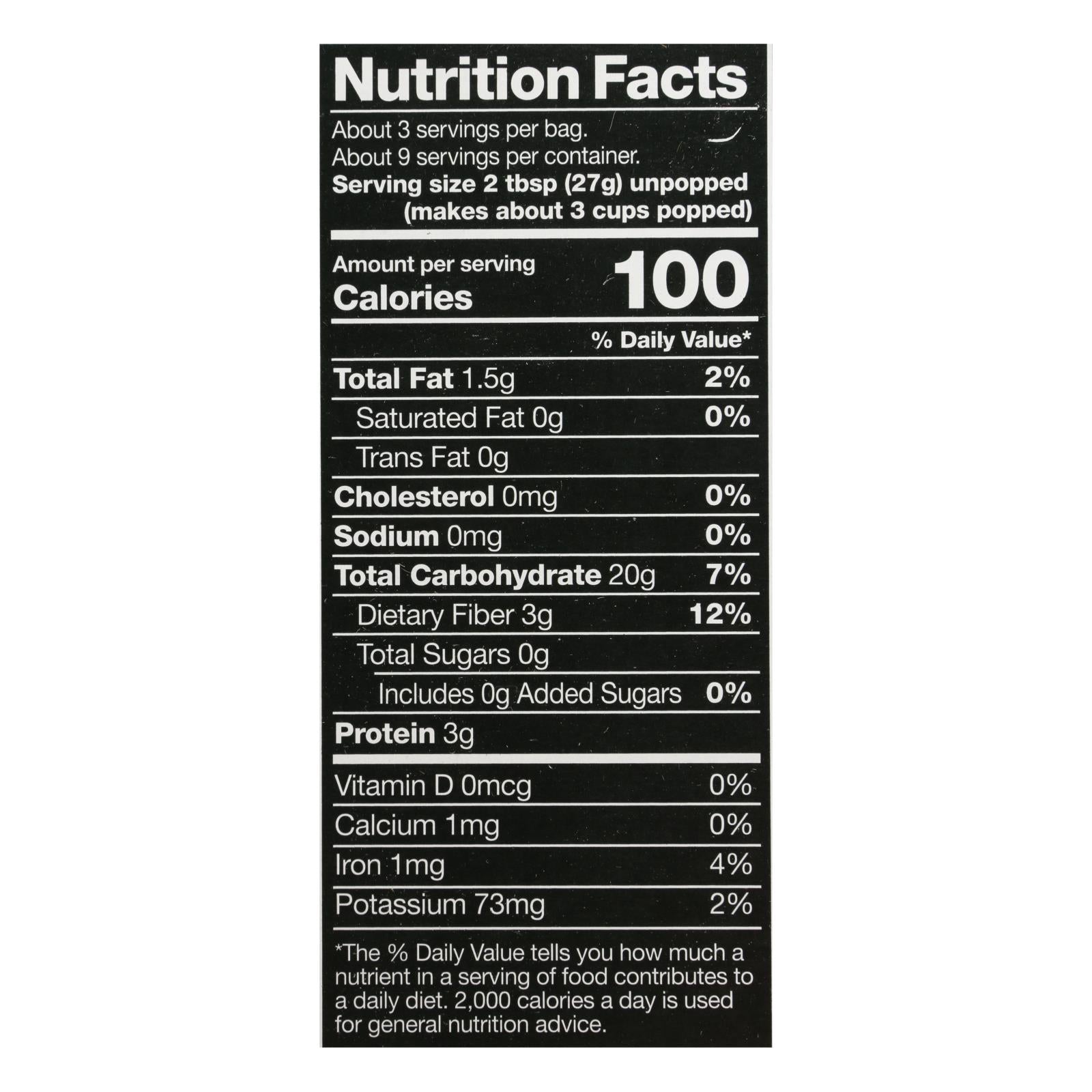 Black Jewell, Microwave Popcorn - Case of 6 - 8.7 OZ