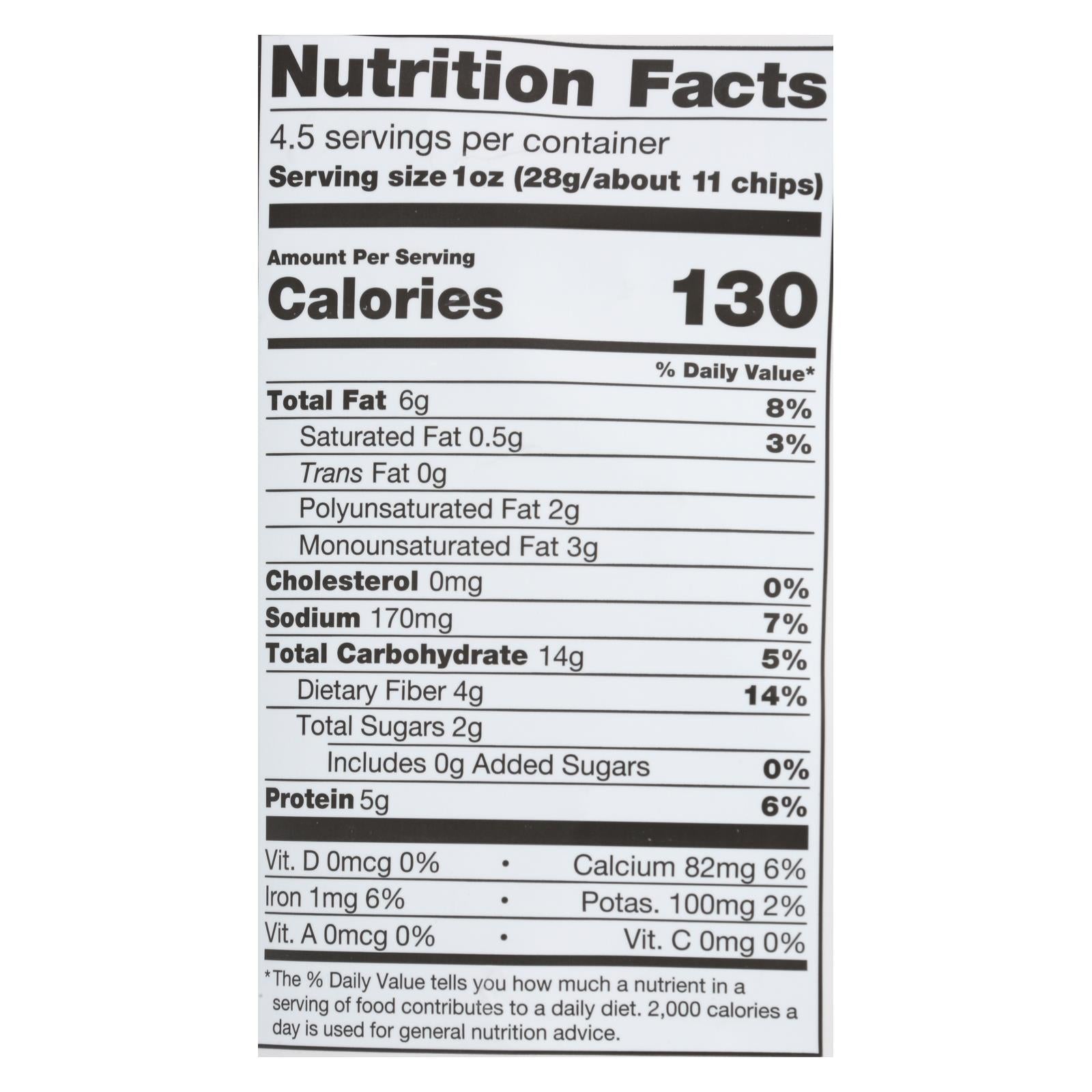 Beanitos - White Bean Chips - Nacho Nation - Case of 6 - 4.5 oz.