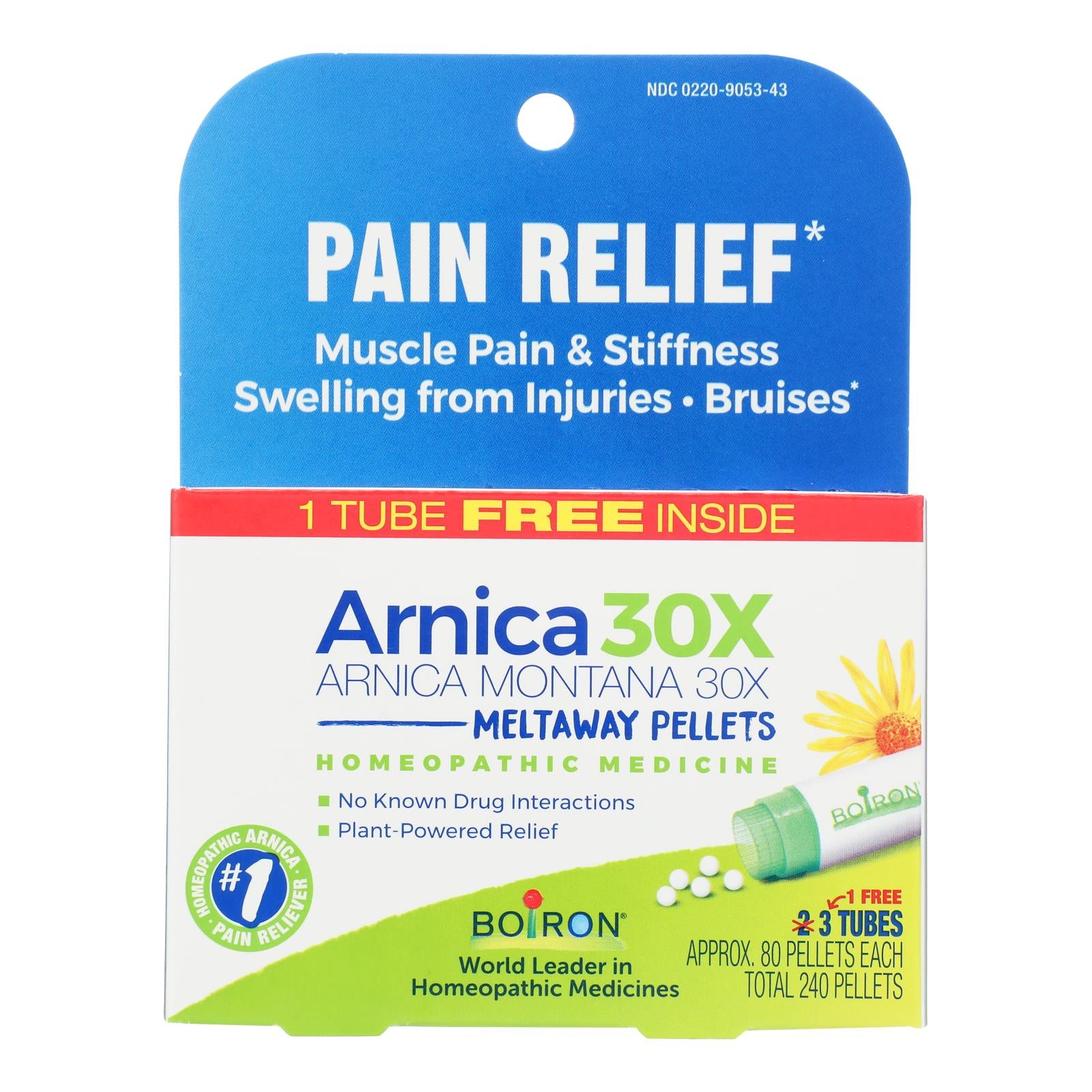 Boiron Arnicare 30x Pain Relief Gel - 3 Tube Pack for Muscle and Joint Discomfort